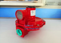 Màu đỏ Bộ điều chỉnh khí áp suất cao Fisher R622H LPG Sử dụng để nấu ăn, tuổi thọ cao