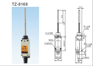 TZ-8168 Công tắc giới hạn xu hướng Loại ruy băng thép lò xo Thiết kế chống bụi