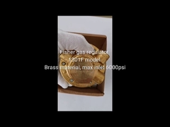 Fisher 1301F Vật liệu cơ thể đồng Điều chỉnh khí áp suất cao