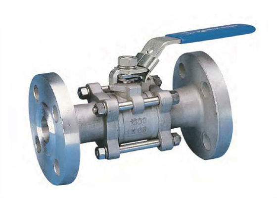 3 PC mặt bích Kết thúc bằng thép không gỉ Van bi ren mùa xuân Van bi chịu tải