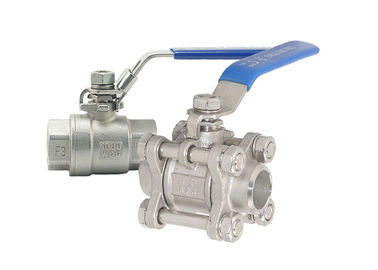 Van bi ba mảnh chống hóa chất Vật liệu Titan hoặc Ss đầy đủ