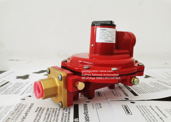 Bộ điều chỉnh khí áp suất cao Fisher LPG R622H-JGK Sử dụng để nấu ăn Đầu vào POL bằng đồng thau
