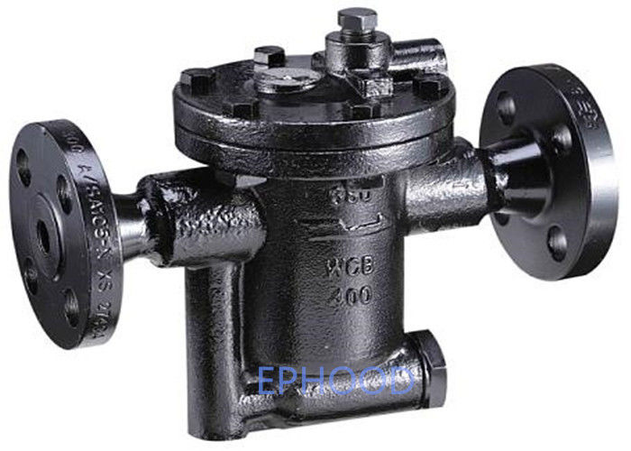 Công suất cao Bẫy hơi mặt bích Thép đúc bền chống ăn mòn Loại xô ngược