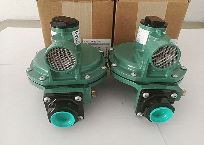 10 Psi R622-DFG Bộ điều chỉnh khí mô hình Fisher R622 Bộ điều chỉnh Lpg áp suất thấp Emerson