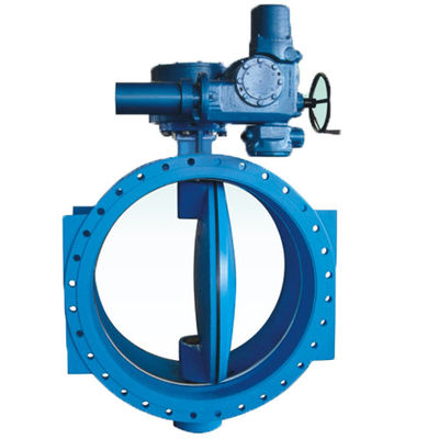 Resilient Seated Electric Motor Operated Valve Double Eccentric Flanged End