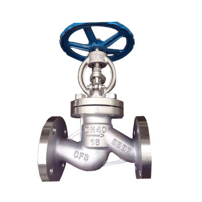 Ansi Class 300 Control Bellow Seal Globe Valve SS 304 Cryogenic Globe Valve
