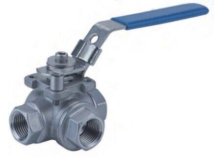 Threaded 1000WOG Stainless Steel Ball Valve 2057N Type CF8M Material