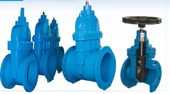 2 Inch Handwheel Cast Iron Gate Valve Soft Seated DN50-600 Size For Water