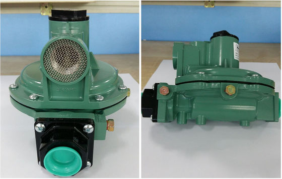 Giai đoạn thứ 2 R622 Bộ điều chỉnh LPG kiểu mẫu Phạm vi mùa xuân tùy chọn cho đầu đốt gas LPG